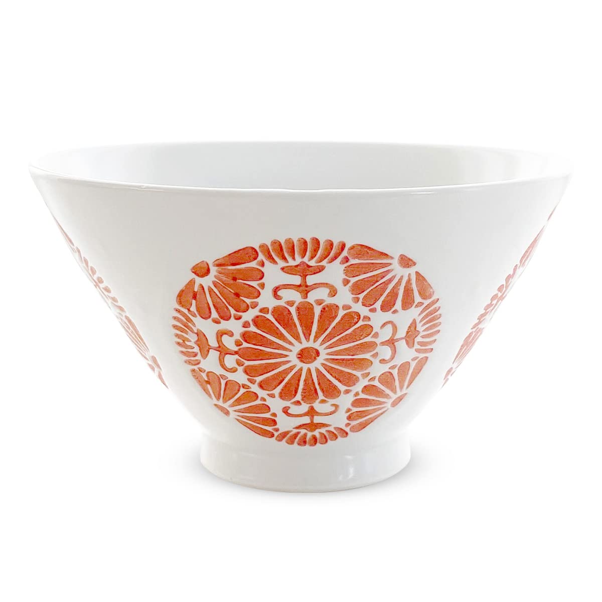 新品　波佐見焼 茶碗11cm マーガレット 玉有オリジナル　レッド Amazon｜J-kitchens 勲山窯 茶碗 11cm 波佐見焼 日本製 フラワー